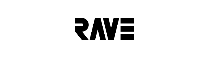 Rave  Frei Schriftart Herunterladen