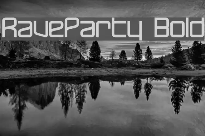 RaveParty Bold Font examples
