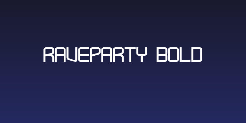 RaveParty Bold Social Header