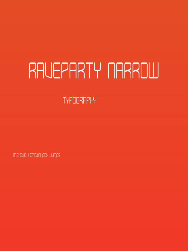 RaveParty Narrow Poster