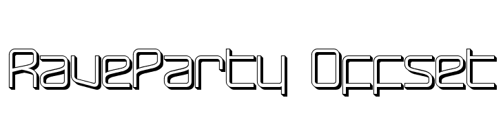 RaveParty Offset Font