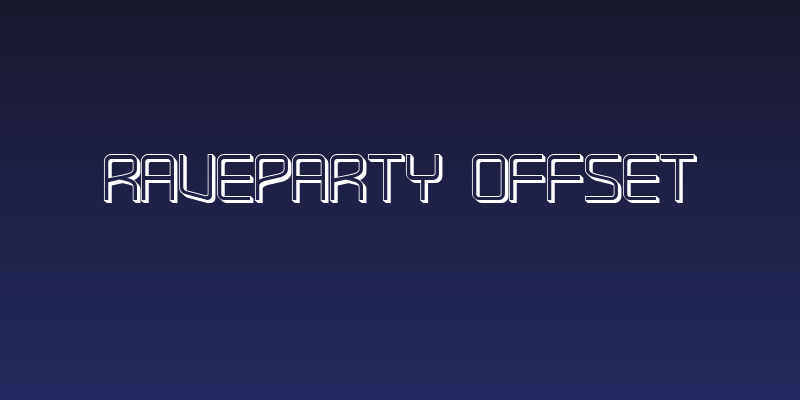 RaveParty Offset Social Header