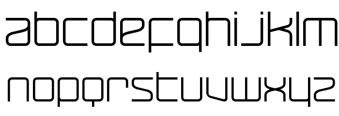 RaveParty Poster Font LOWERCASE
