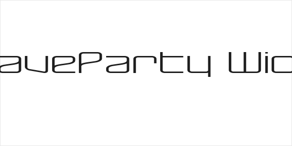 RaveParty Wide Logo
