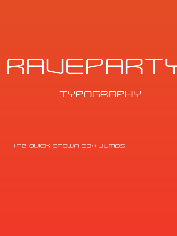 RaveParty Wide Poster