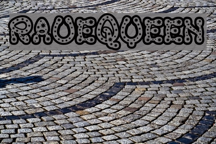 RaveQueen Font examples