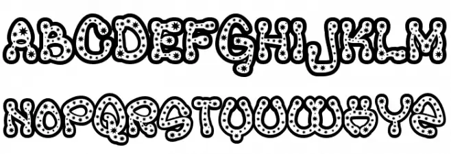 RaveQueen Font LOWERCASE