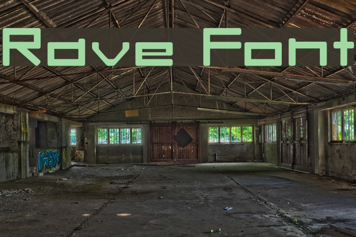 Rave Font examples