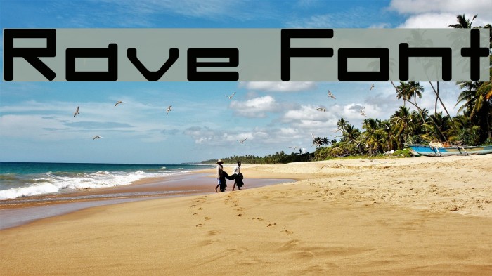 Rave Font examples
