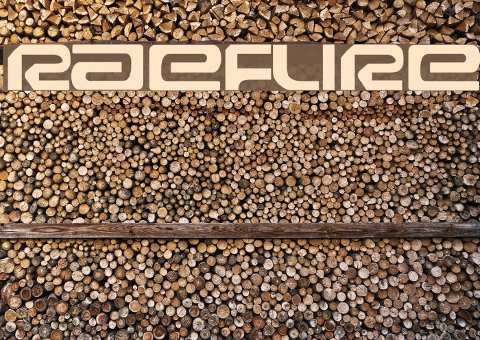 Raveflire Font examples
