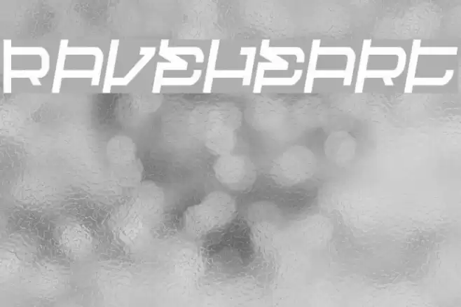 Raveheart フォント examples
