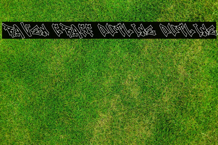 Raven Graff Outline Outline Font examples