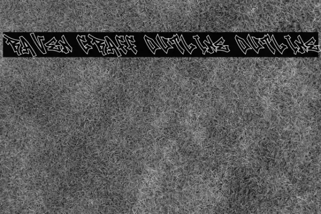 Raven Graff Outline Outline フォント examples