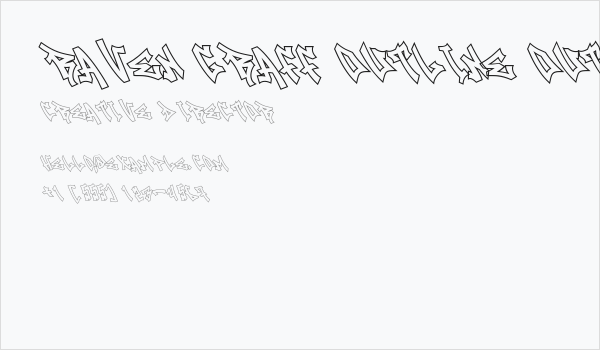 Raven Graff Outline Outline Business Card