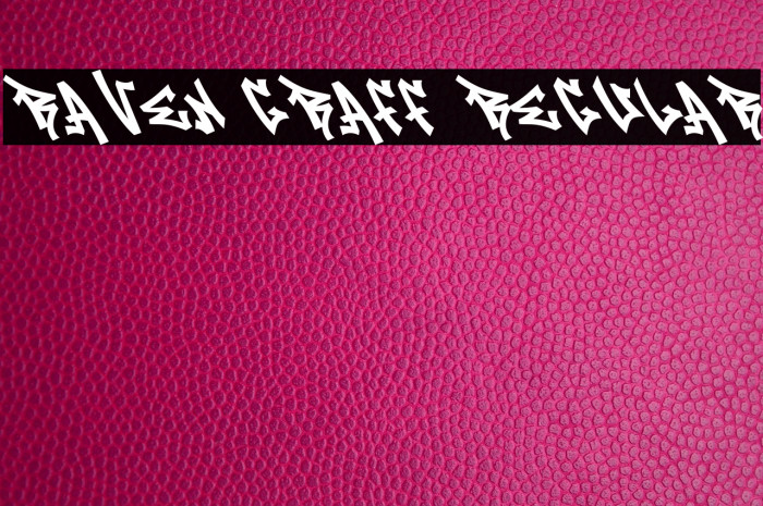 Raven Graff Regular Example 3