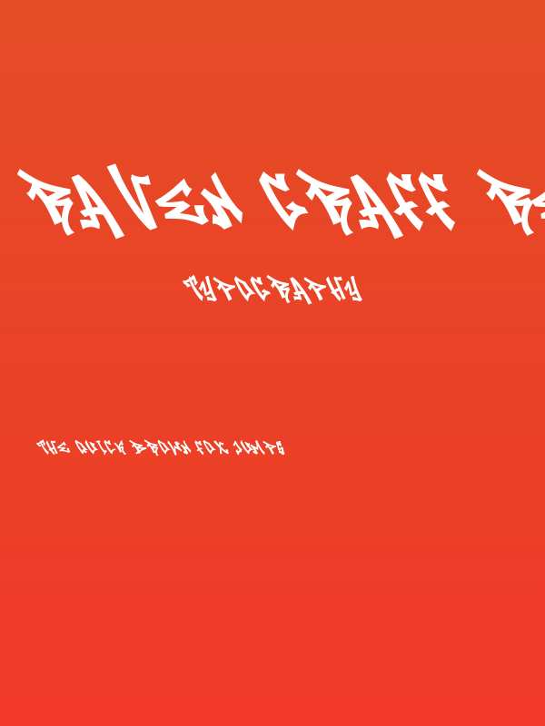 Raven Graff Regular Poster