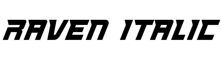 Raven Italic  Descarca Fonturi Gratis