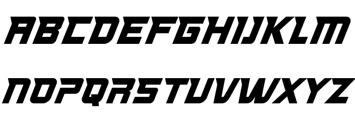Raven Italic Font LOWERCASE