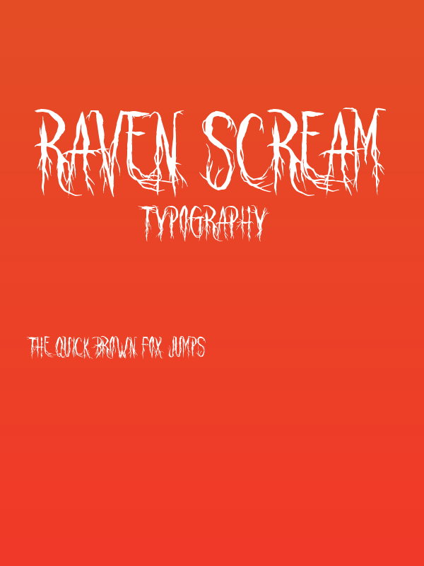 Raven Scream Poster