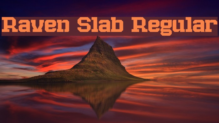 Raven Slab Regular Example 1