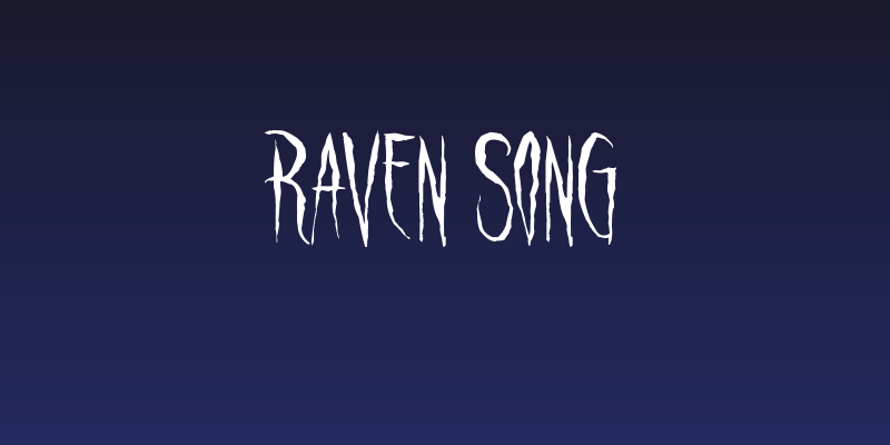 Raven Song Social Header