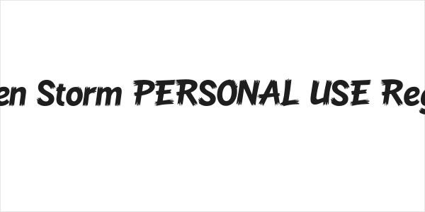 Raven Storm PERSONAL USE Regular Logo