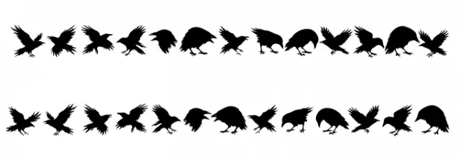 Raven Storm Symbols PERSONAL Regular خط أحرف كبيرة