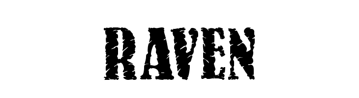 Raven  les polices de caractères gratuit tlcharger