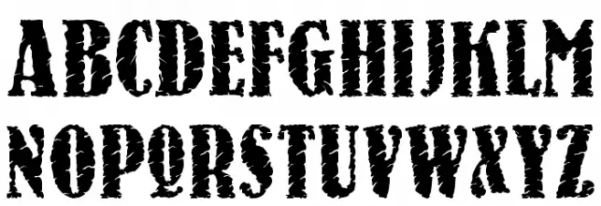 Raven Шрифта ВЕРХНИЙ