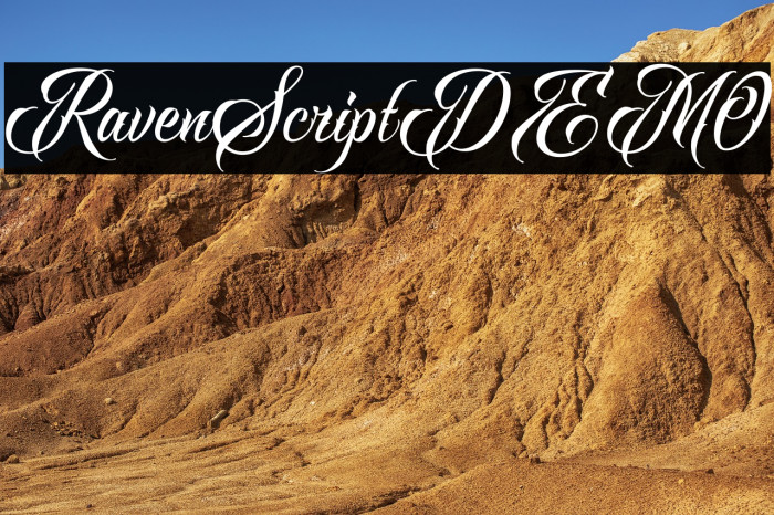 RavenScriptDEMO لخطوط تنزيل examples