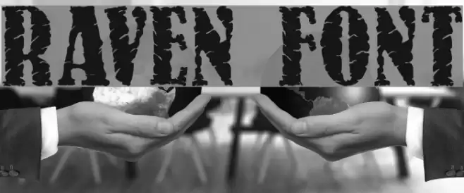 Raven Font examples