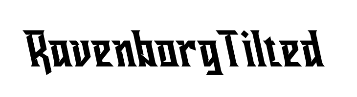 Ravenborg Tilted  baixar fontes gratis