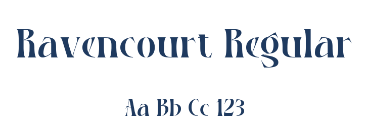 Ravencourt Regular Font Preview