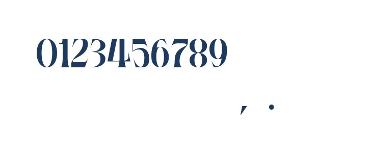 Ravencourt Regular Other Characters