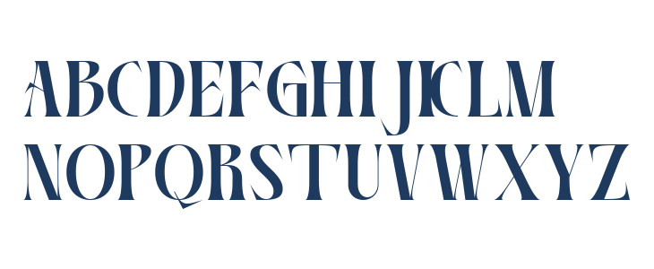 Ravencourt Regular Uppercase