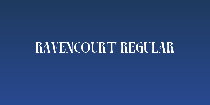 Ravencourt Regular Social Header