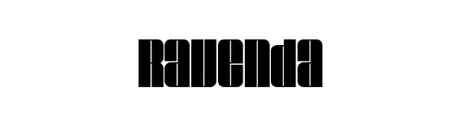 Ravenda  Frei Schriftart Herunterladen