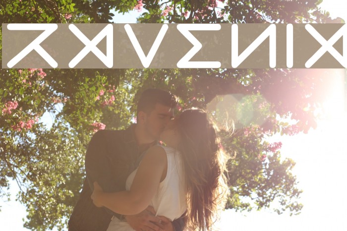 Ravenia Font examples