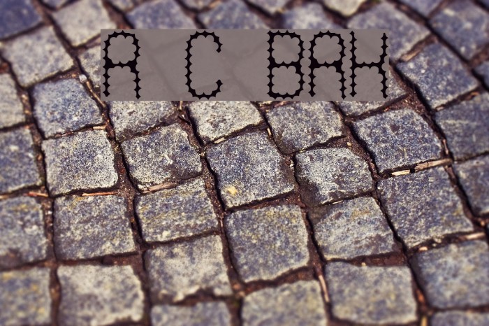 Ravenous Caterpillar BRK Font examples