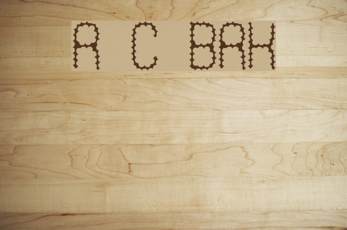 Ravenous Caterpillar BRK Font examples