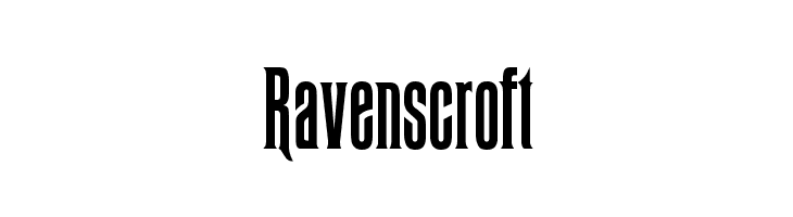 Ravenscroft  フリーフォントのダウンロード