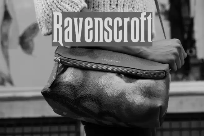 Ravenscroft Font examples