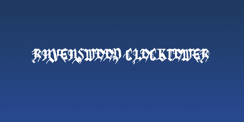 Ravenswood Clocktower Social Header
