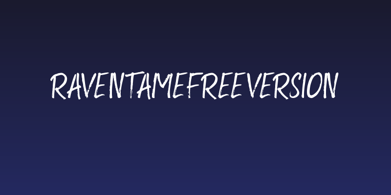 RaventameFreeVersion Social Header