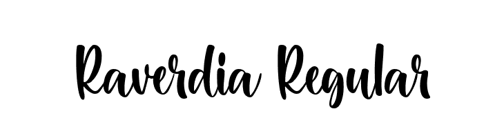Raverdia Regular  Fuentes Gratis Descargar