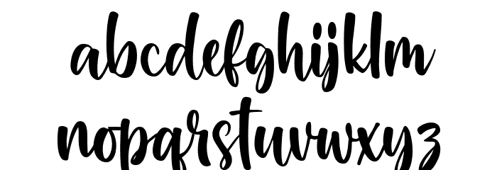 Raverdia Regular Font LOWERCASE