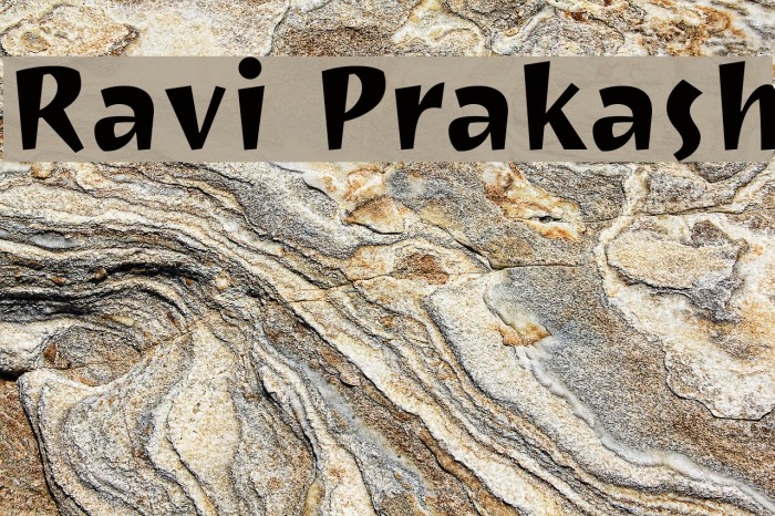 Ravi Prakash Font examples