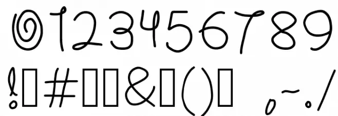 Ravioli Font OTHER CHARS