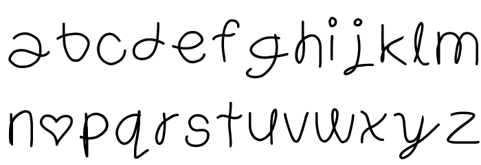 Ravioli Font LOWERCASE