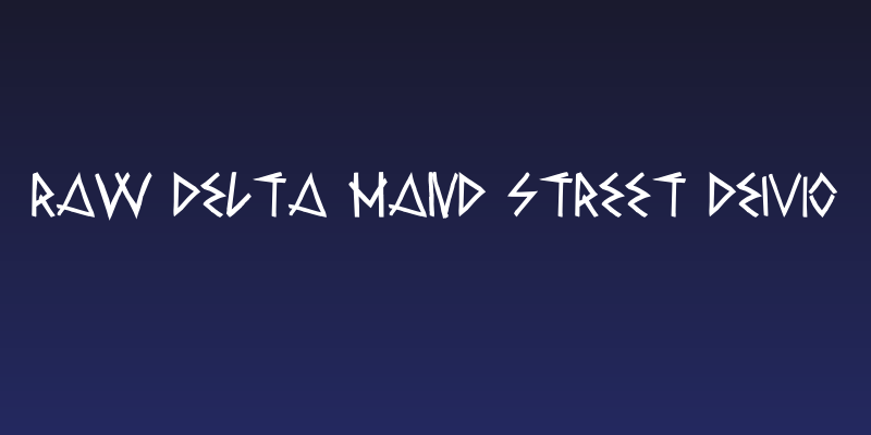 Raw Delta Hand Street DEMO Social Header